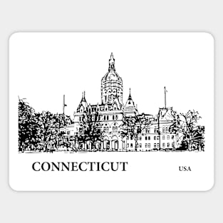 Connecticut State USA Magnet